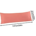thumbnail image 3 of Clearance Luxury Full Body Pillow, Fenull Fiber Adult Full Body Pillowcase, Brushed Microfiber Body Pillow Cover Soft and Cozy Full Body Pillowcase Light Taupe Body Pillow Cover with Envelope, 3 of 5