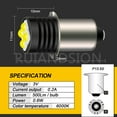 thumbnail image 4 of Ruiandsion LED Flashight Bulb P13.5S 3V 0.6 Watts Spare Bulb Headlight Camping Lamp White（pack of 1）, 4 of 7