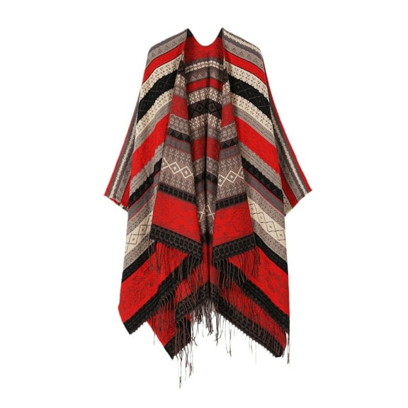 Bohemian Tassels Cashmere Shawl Pashmina Yoga Blanket Durable Boho Throw Blanket Knitted Shawl Blanket Jacquard Wool Shawl Cloaks