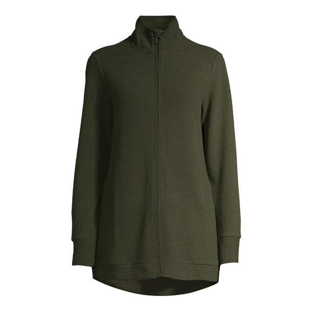 Avia Women's Athleisure Ottoman Tunic Jacket Walmart Business