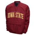 thumbnail image 2 of Men's Franchise Club Scarlet Iowa State Cyclones Members Windshell V-Neck Pullover Jacket, 2 of 3