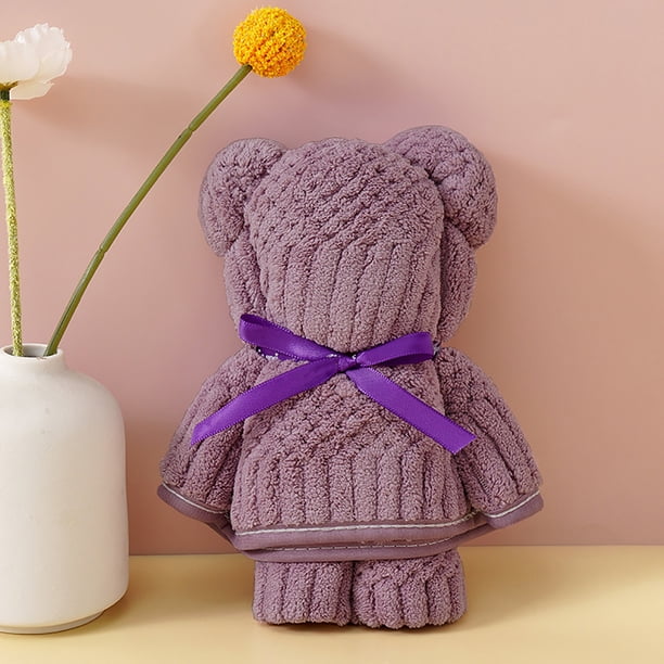 Toalla de regalo de alta densidad Toalla de oso de regalo Toalla de oso linda Toalla de oso un oso