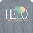 thumbnail image 3 of Instant Message - Hello Sunshine Palms - Women's Racerback Tank Top, 3 of 6