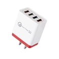 thumbnail image 3 of Zeus Portable Travel 4 USB Ports Fast Charging QC 3.0 Wall Charger Power Adapter, 3 of 7
