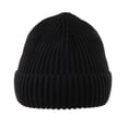 thumbnail image 1 of TISHITA Ribbed Knitted Unisex Ski Beanie Snow Drivers Hat Black, 1 of 8