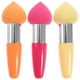 thumbnail image 1 of FELTECHELECTR 3 esponjas con forma de gota de agua para base de maquillaje, corrector y crema líquida para mujer (rojo, azul y piel), 1 of 7