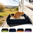 thumbnail image 7 of Foldable Travel Cats Litter Box,Portable Disposable Cats Toilet for Camping Hiking Hotel Outdoor Temporary Use,18.5x14.17x5.12 Inch,Black, 7 of 7