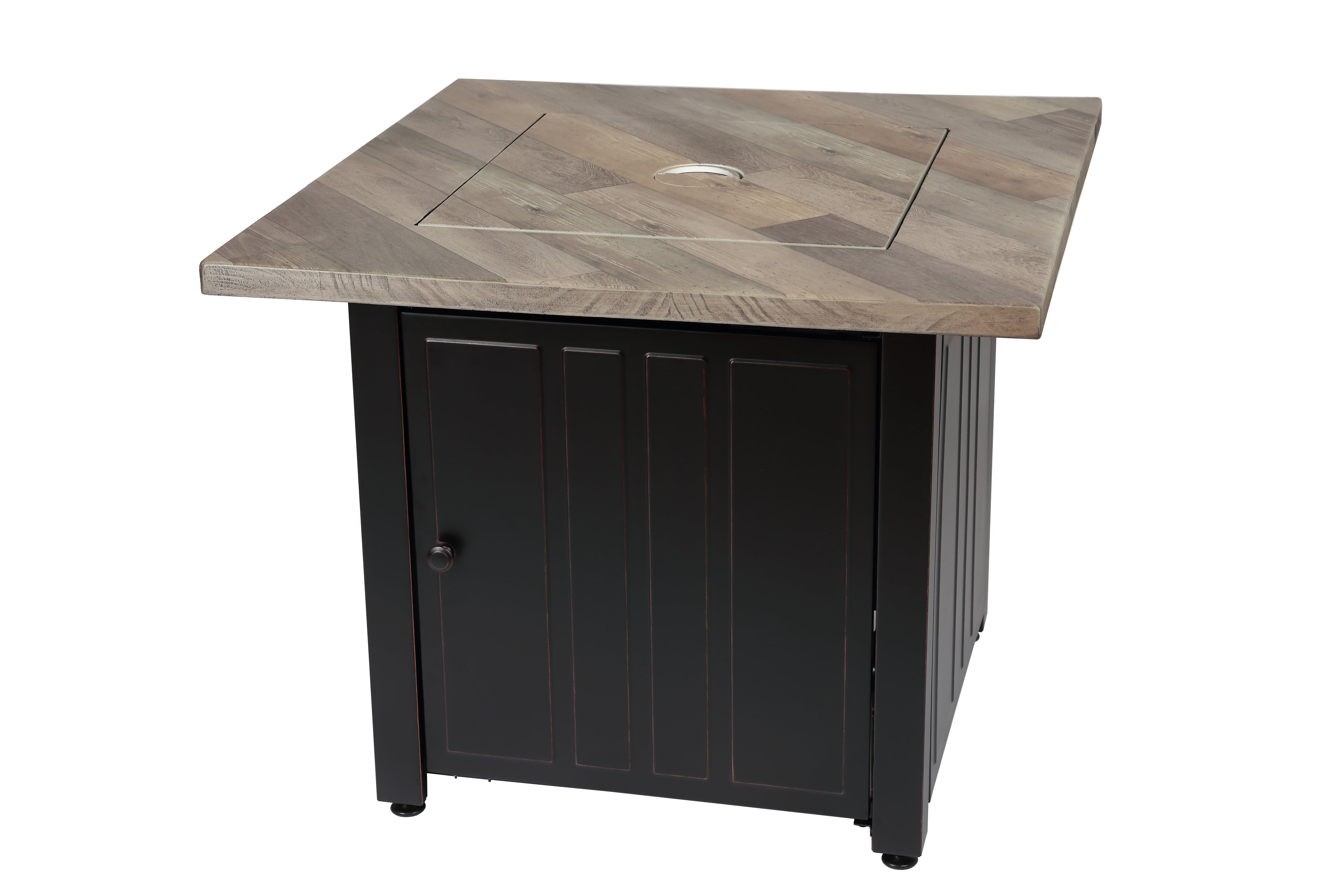 Endless Summer Harper LP Gas Outdoor Fire Pit Table with Fire Glass and Cover - GAD15299ES