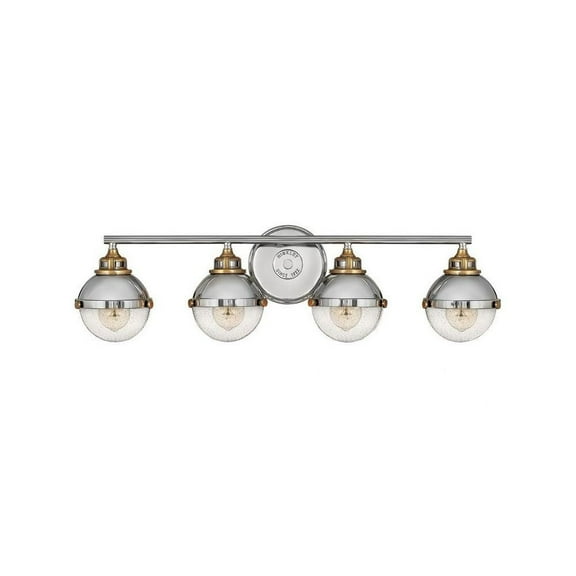 4 Light Bathroom Vanity-Polished Nickel Finish Bailey Street Home 81-Bel-4160077