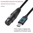 thumbnail image 4 of Type-C To XLR 3 Pin Microphone Audio Cable Male To Female Mic Adapter Cord, 4 of 9