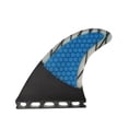 thumbnail image 3 of Surfboard Fin For Board Accessories Orange/Blue Carbon Fiber 3 Pcs/set Honeycomb Quick Release Slide In Fin For Inflatable Paddleboard, 3 of 5