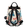 thumbnail image 2 of FORMRS Women's Travel Backpack Purse Anti-Theft Hidden Pockets Casual Shoulder Bag, Green Butterflies, 2 of 7