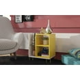 thumbnail image 2 of Bookcase With 4 Shelves In White And Yellow, 2 of 2