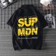 thumbnail image 2 of Ropa de calle, camiseta para hombre, camisetas para hombre, camisetas con estampado de anime, estilo acuarela, corte entallado, básicas, de alta calidad, para motocicleta, 5xl L, 2 of 4