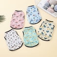 thumbnail image 6 of sunsanly Pet Vest Round Neck Comfortable Soft Sleeveless Loose Cartoon Sheep Print Pet Cat Dog Summer Shirts Pet Supplies, 6 of 7