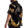 thumbnail image 3 of Bats Men's Button Down Hawaiian Print Short Sleeve Casual Summer Beach Shirts, 3 of 6