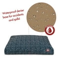 thumbnail image 5 of Majestic Pet | South West Rectangle Pet Bed for Dogs, Removable Cover, Navy Blue, Large, 5 of 6