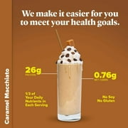 Keto Chow Caramel Macchiato Ultra Low-Carb Meal Shake, 21 Servings