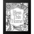 thumbnail image 2 of Robinson, Tamara 20x24 Black Modern Framed Museum Art Print Titled - Bless This Home, 2 of 5