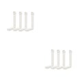 thumbnail image 3 of Kearding 4 Uds. De pinzas para sábanas, pinzas para edredón de ABS fijo Invisible para el hogar, abrazaderas antideslizantes para hebillas Blanco 2piezas, 3 of 6