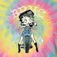 thumbnail image 4 of Wild Bobby Biker Betty Boop MC Motorcycle Club 1930 Betty Boop Tie-Dye T-Shirt, Dayglo, Large, 4 of 4