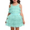 thumbnail image 3 of WOYY Toddler Girls Flared Party Tutu Skirt Tulle Ballet Dance Performance Skirt, Sizes 4-5, 3 of 3