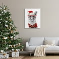 thumbnail image 3 of Stupell Industries Fox in Holiday Clothes Holiday Painting Gallery Wrapped Canvas Art Print Wall Art, 30 x 40, 3 of 8