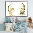 thumbnail image 3 of Designart 'Tropical Fish With Air Bubble and Algae' Traditional Framed Art Print, 3 of 4