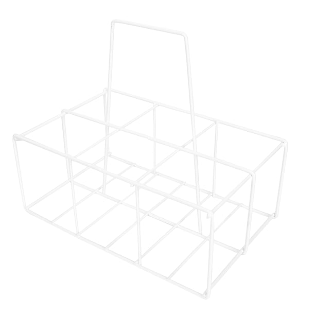 Soporte para botellas de leche de hierro fundido con asa, soporte para botellas de cerveza, soporte para transportar botellas
