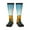 3 Black, variant on Xecao Sunlit Sunflower Field Print Compression Socks for Both Men And Women for Running, Travel, Flight, Nurse