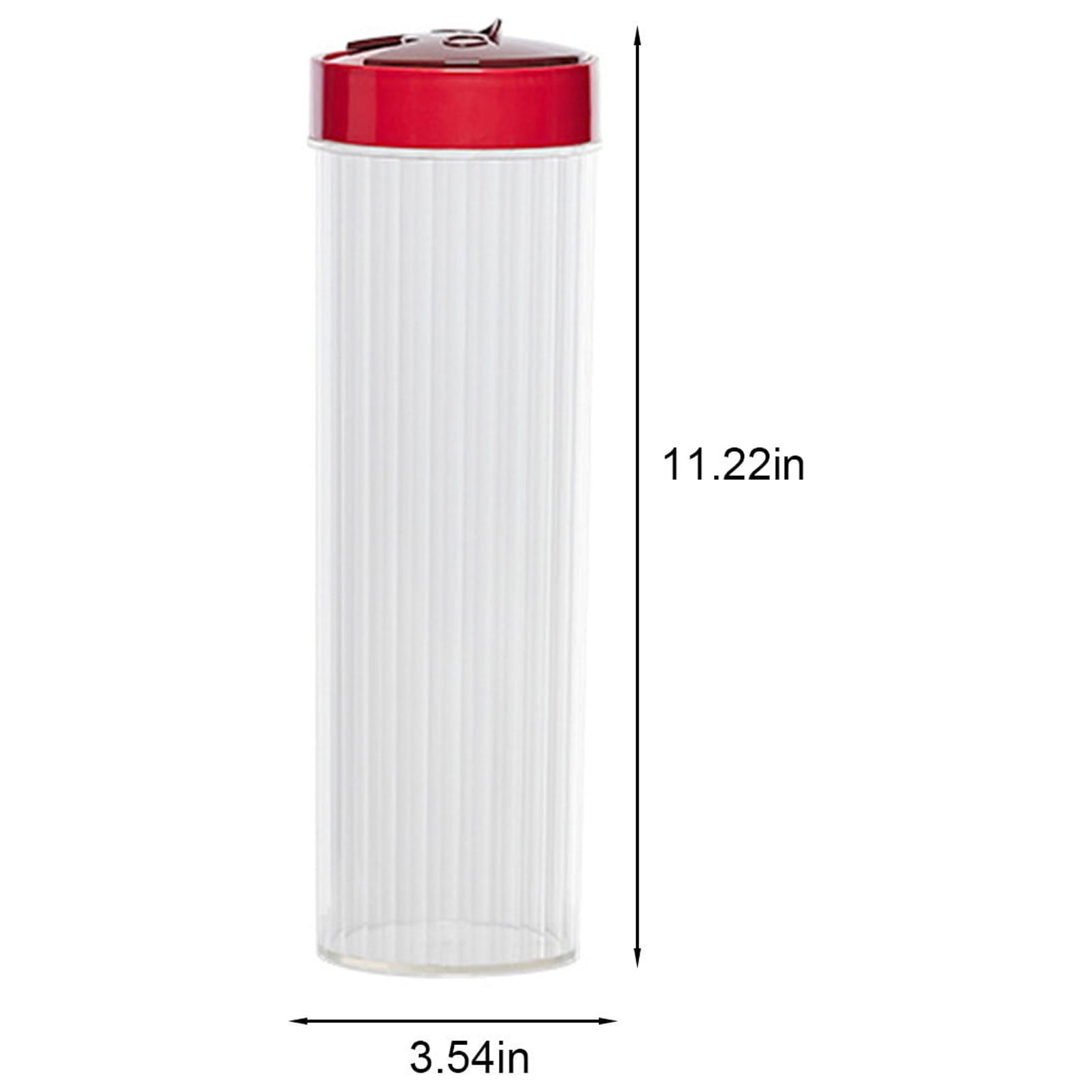 Xqxayjr under $5 3Pcs Airtight Pasta Container, Tall Clear Airtight Pasta Storage Container,Spaghetti Noodle Food Storage Jar with Lid,Kitchen Pantry Organization Canister