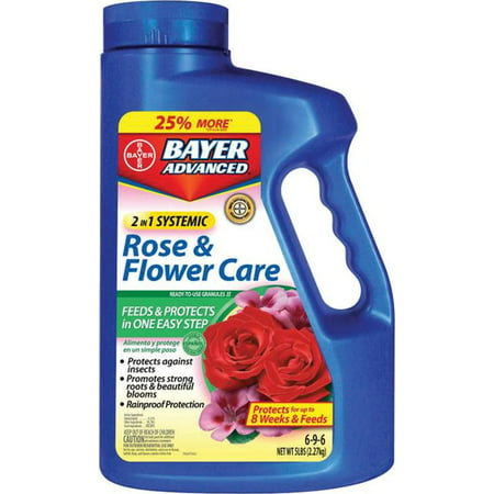 Bayer 2-in-1 Systemic Rose and Flower Care (Best Fertilizer For Flower Garden)
