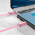 thumbnail image 3 of GJX 2Pcs USB Cable Break-Resistant USB Type C Cable,Micro USB Cable with Data Transfer,Gold,3ft, 3 of 5