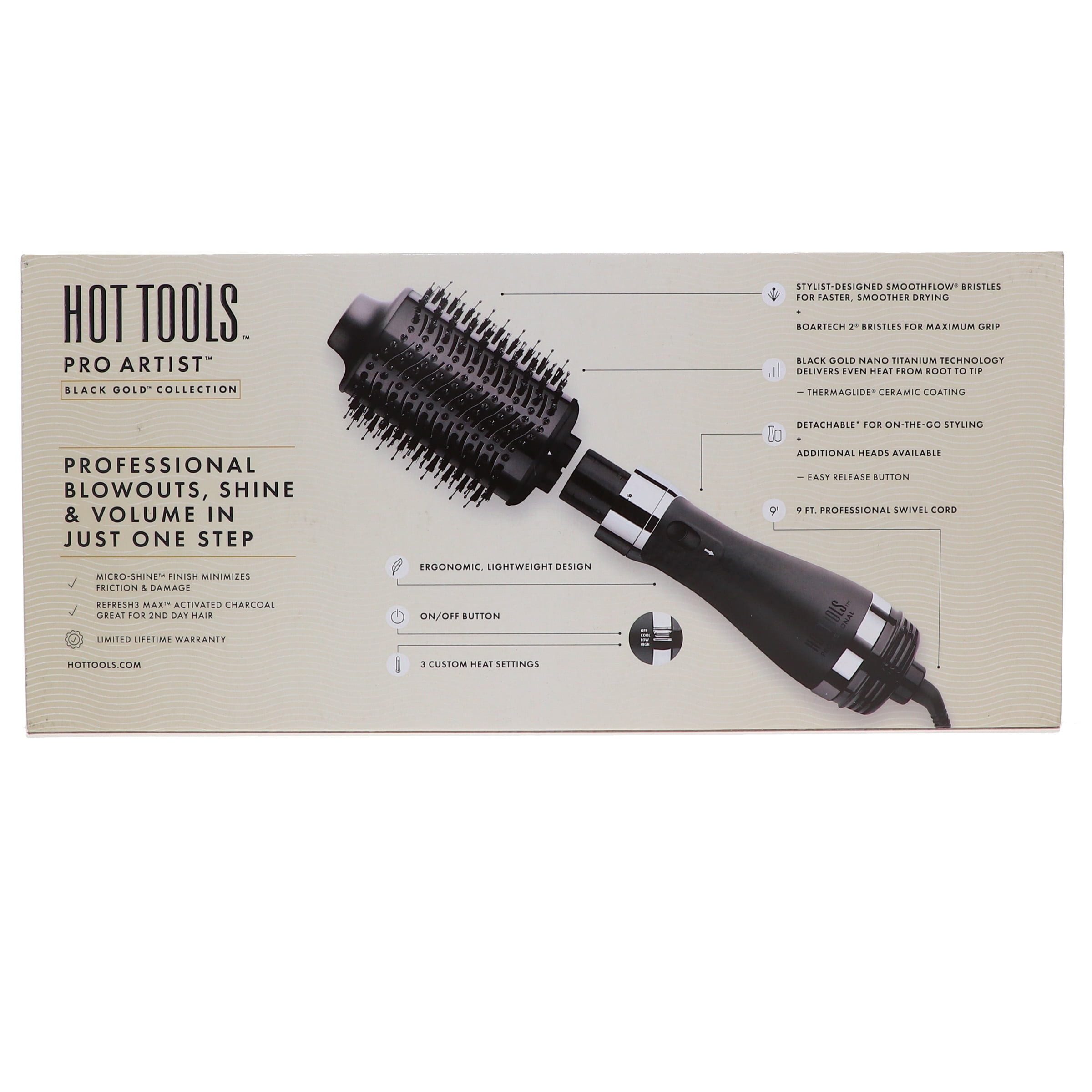HOT TOOLS Professional Black Gold One Step Dryer & Volumizer