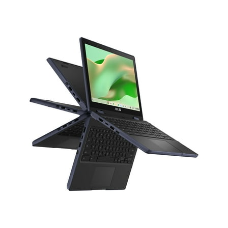 ASUS Chromebook CR12 Flip CR1204FTA-YZ84T - Flip design - Intel N-series - N150 / up to 3.6 GHz - Chrome OS - Intel Graphics - 8 GB RAM - 64 GB eMMC - 12.2" touchscreen 1920 x 1200 - Wi-Fi 6E, Bluetooth - mineral gray - with Accidental Damage Protection