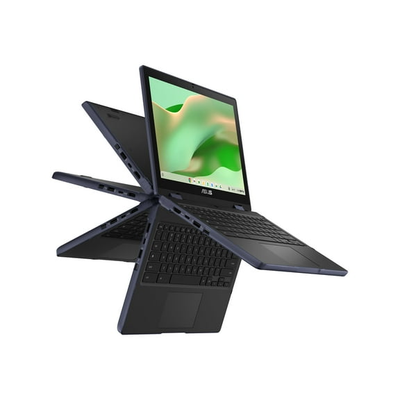 ASUS Chromebook CR12 Flip CR1204FTA-YZ84T - Flip design - Intel N-series - N150 / up to 3.6 GHz - Chrome OS - Intel Graphics - 8 GB RAM - 64 GB eMMC - 12.2" touchscreen 1920 x 1200 - Wi-Fi 6E, Bluetooth - mineral gray - with Accidental Damage Protection