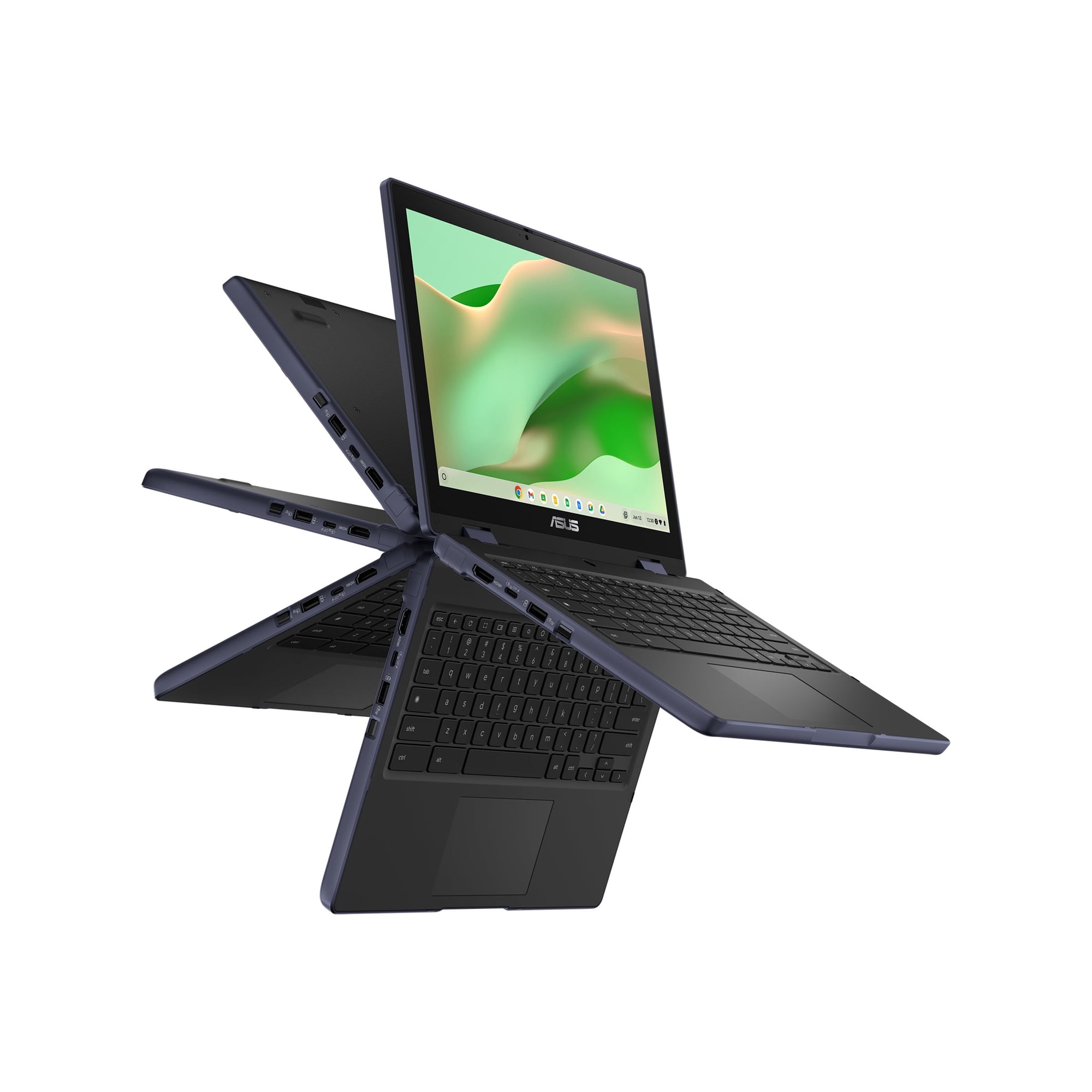 Asus Chromebook CR12 Flip 12.2" Touchscreen, Intel N-Series N150, 64GB SSD, ChromeOS, CR1204FTA-YZ84T
