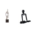 thumbnail image 1 of Estatua de arte abstracto, figura decorativa, escultura de resina, adorno para el hogar, la oficina, mesa de centro, armario, dormitorio, estantería., 1 of 8