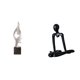 thumbnail image 1 of Estatua De Arte Abstracto, Figura Decorativa, Escultura De Resina, Adorno Para Casa, Oficina, Mesa De Café, Armario, Dormitorio, Estantería, Decoración, 1 of 8