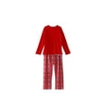 thumbnail image 3 of Conjunto de Ropa Familiar Navideña a Juego Pijamas a Cuadros de Reno para,6 años XBTCLXEBCO GL017-QZ14217A19, 3 of 6
