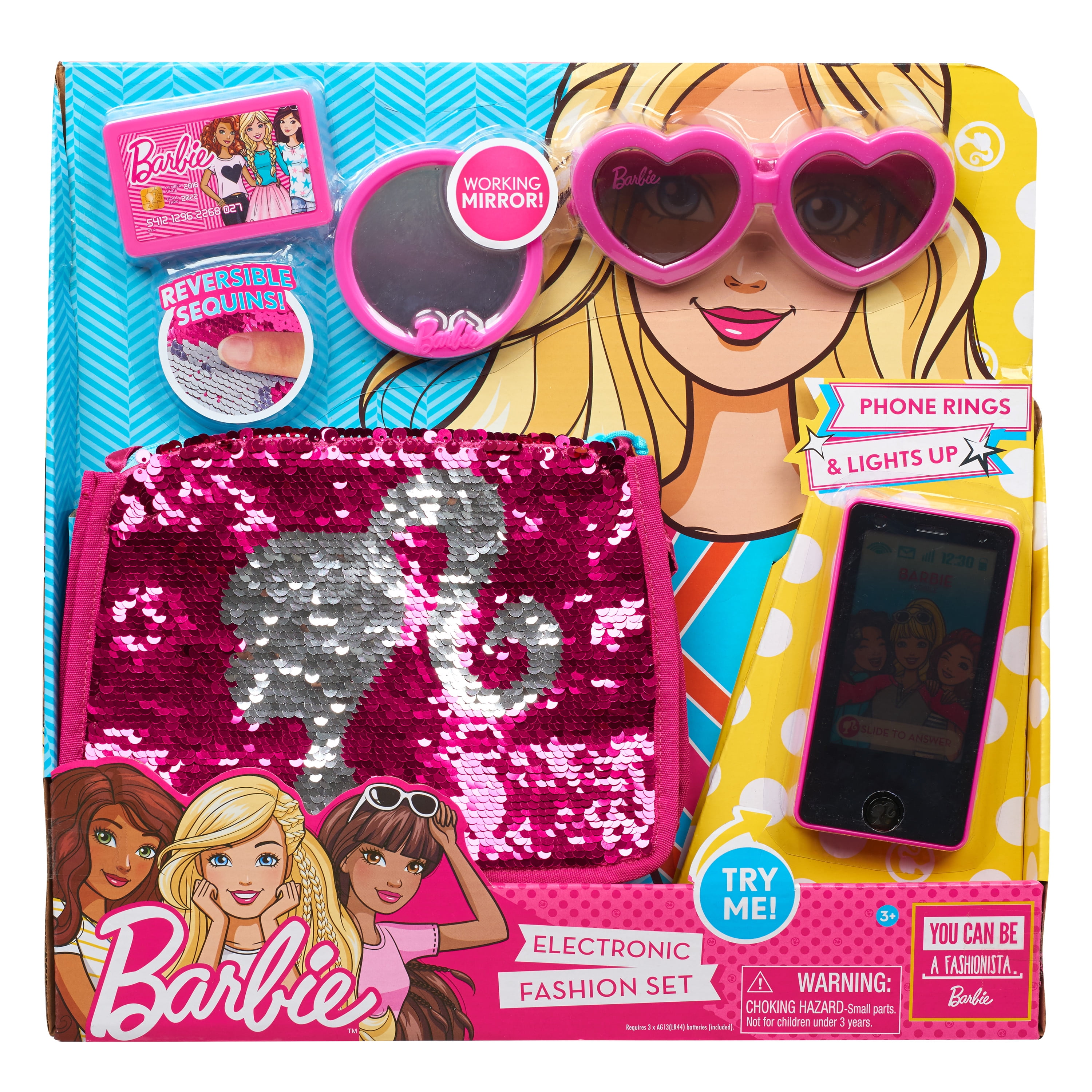 barbie electronic purse set