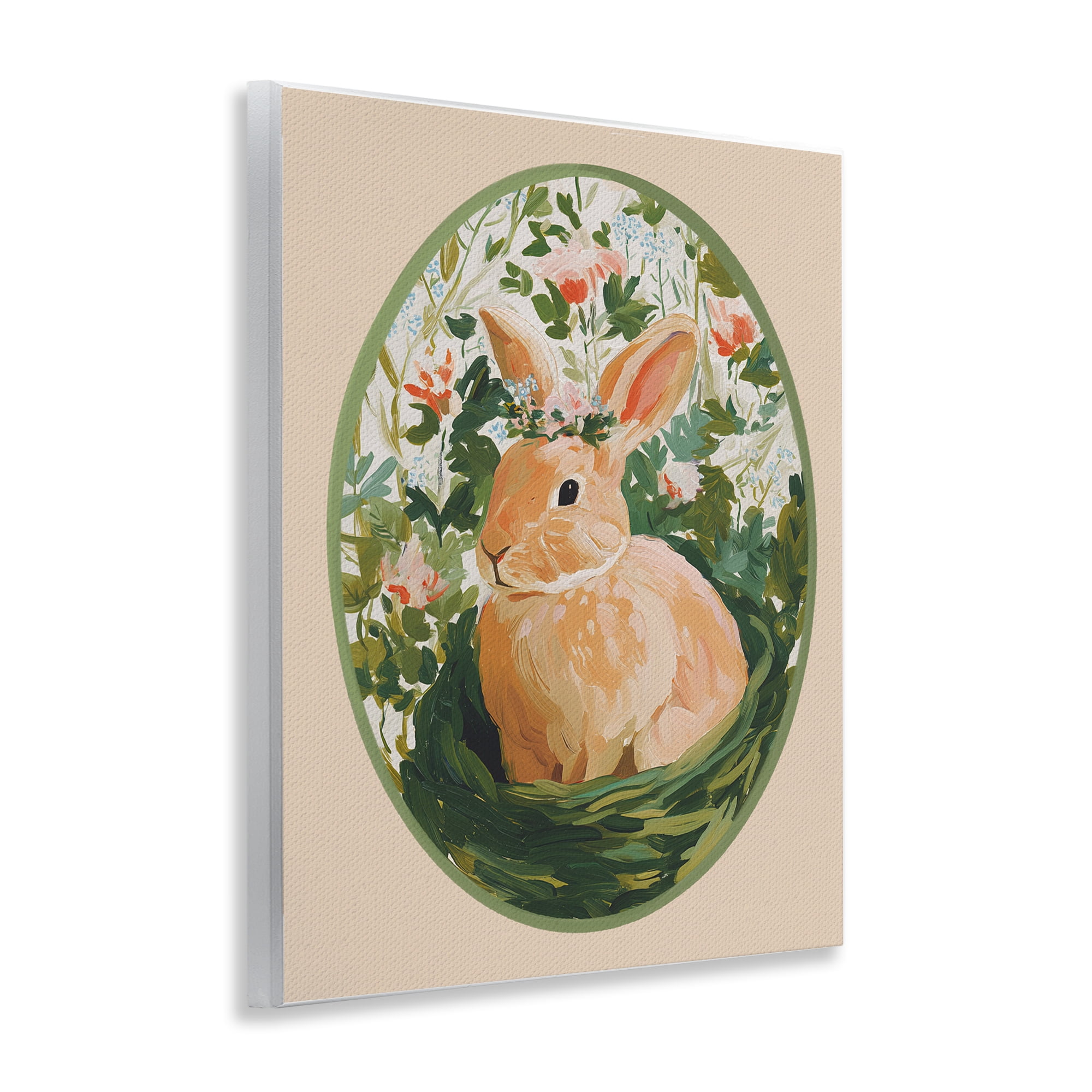 Stupell Industries Bloom Nest Bunny Wall Plaque Art, design by Yen