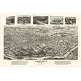 thumbnail image 3 of HISTORIX 1912 Asheville North Carolina Vintage Map Poster Wall Art Print, 24 x 36 Inch, 3 of 7