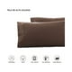 thumbnail image 3 of 2 Fundas De Almohada King Size 51 cm x 102 cm Marrón, 3 of 5
