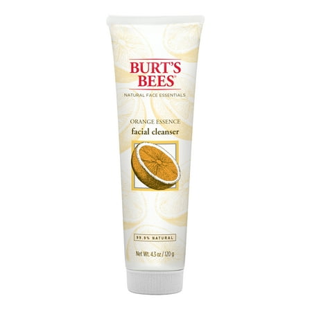 Burt's Bees Orange Essence Facial Cleanser, Sulfate-Free Face Wash, 4.3 (Best Face Wash For Pimple Prone Skin)