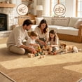 thumbnail image 2 of 5'×7' Washable Runner Rug Mat Non Slip Boho Woven Hallway Runner, Entryway Jute Like Runner Rug Carpet Area Rug for Living Room Indoor Backdoor Bedroom Kitchen, 2 of 14
