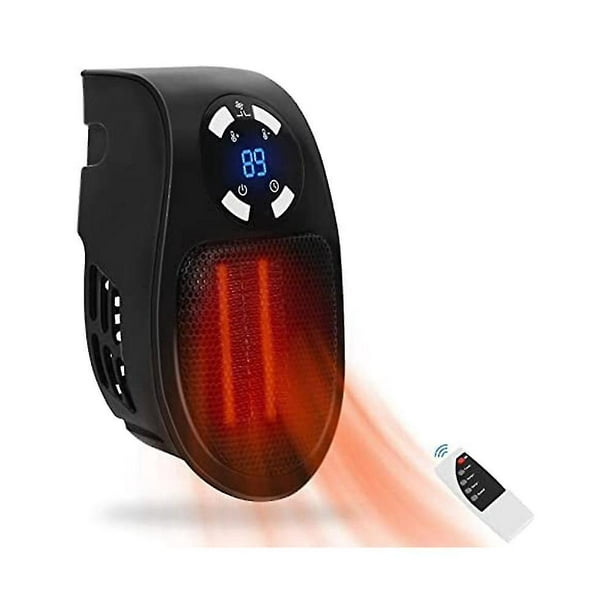 Portable Electric Heater Plug In Wall Heater Room Powerful Warm Blower Remote Warmer Machine Eu Plu Bodega Aurrera en linea