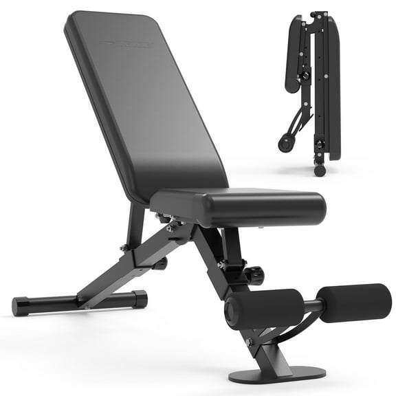 Leikefitness Dumbbell Weight Bench Adjustable Benches Incline Decline Fitness Aerobic Workout 660 lb Black