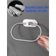 thumbnail image 3 of Self Adhesive Towels Rack Bathroom Towel Ring Holder Black Dishcloth Holder Without Drilling Stainless Steel Hanger Foot Handkerchief Towel Stand WC A, 3 of 4
