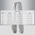 thumbnail image 3 of WIZUTIZ Men's Nylon Cargo Jogger Pants with Zipper Large Pocket Solid Color Elastic Drawstring Waist Outdoor Trousers, 3 of 6